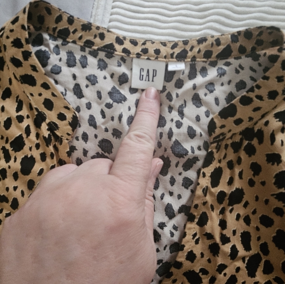 GAP Leopard Print Women's Dress Size L - Picture 4 of 9